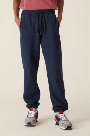 Joggers La Martina βαμβακερα σκουρο μπλε | HUI-4923
