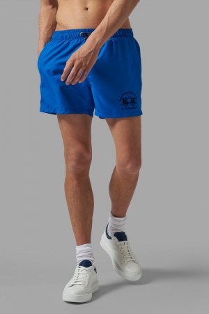 Swim Shorts La Martina ανδρικα Regular-fit μπλε | IZF-4289